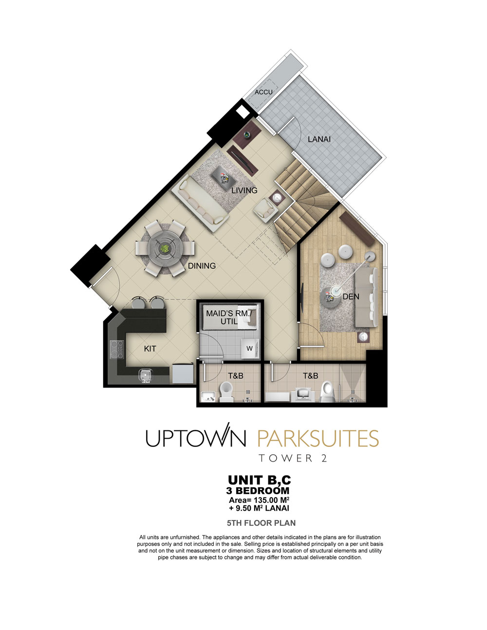 Uptown Parksuites Floor Plans