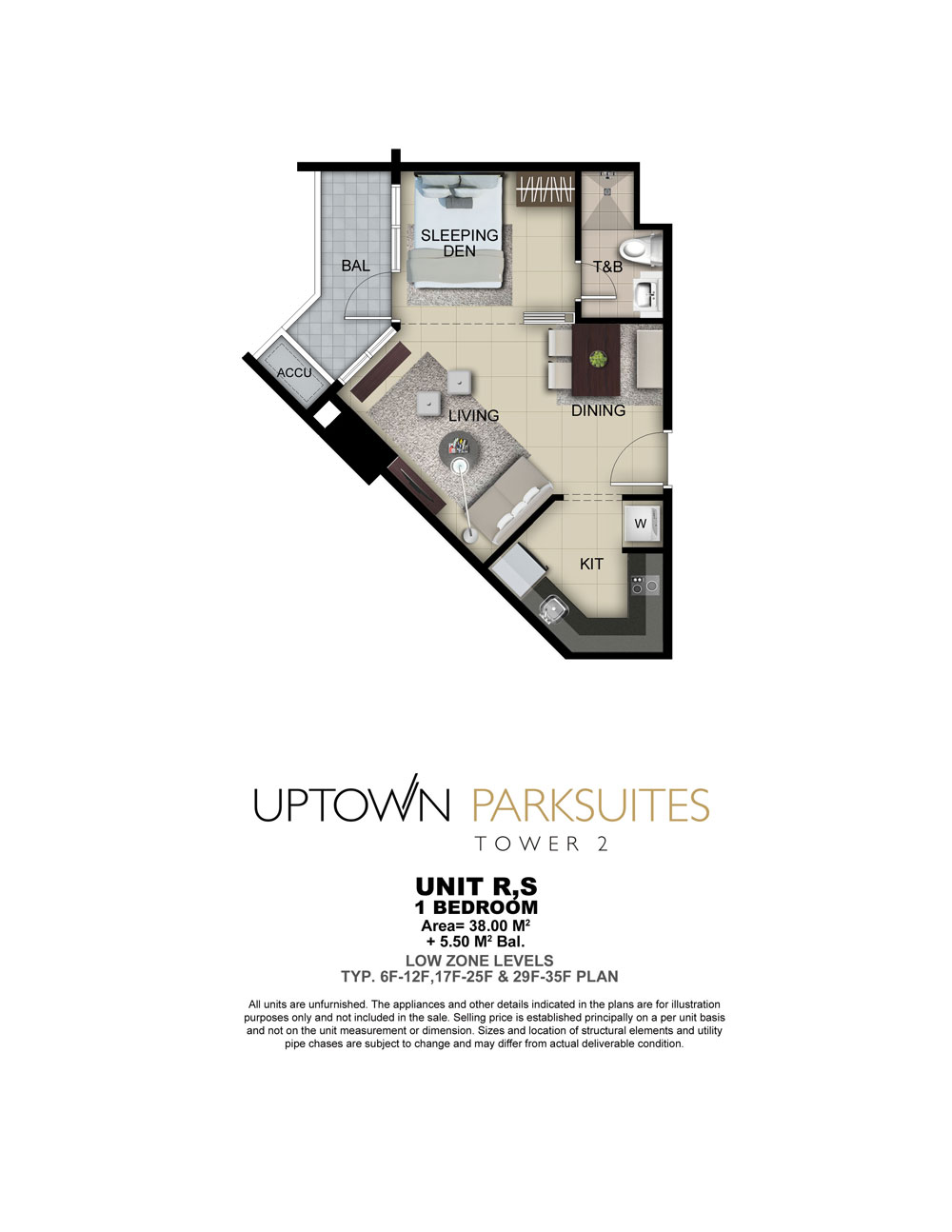 Uptown Parksuites Floor Plans